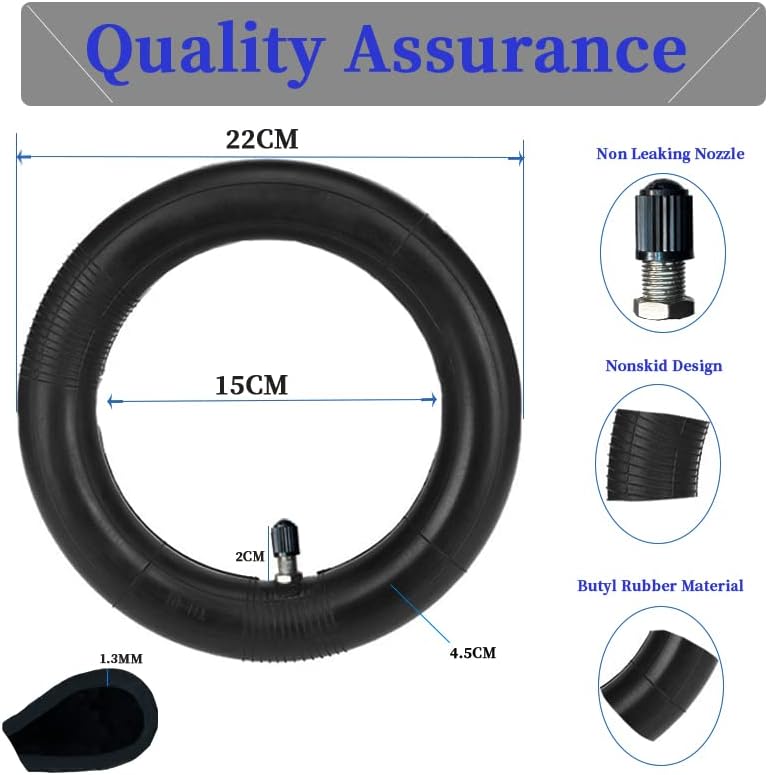 Cooryda 8.5'' Tire&Tube,8 1/2×2 Electric Scooter Tire Replacement Wheels for Gotrax Gxl V2/Xiaomi M365,8.5x2 Spare Wheel Tires for Front Rear Replacement Tires Durable Butyl Rubber Tire（2inner+2outer） - Image 4